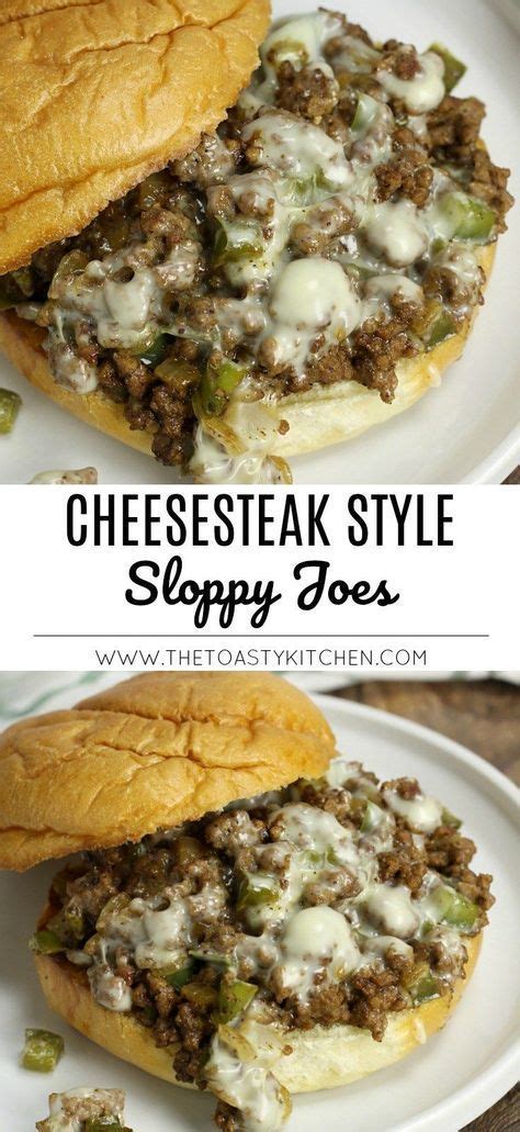 Cheesesteak Style Sloppy Joes By The Toasty Kitchen Crock Pot Recipes