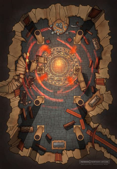 Oc Battlemap For A Good Old Fashioned Summoning Rdnd