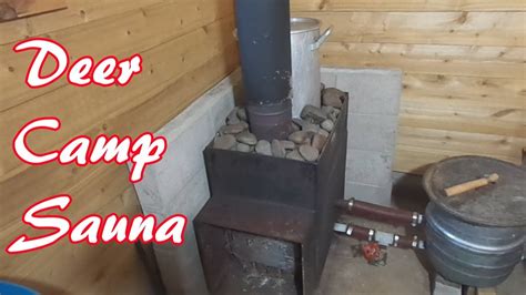 How Our Off Grid Wood Stove Sauna Works Youtube