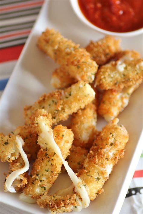 Mozzarella Cheese Sticks Recipes Food Food Network Recipes