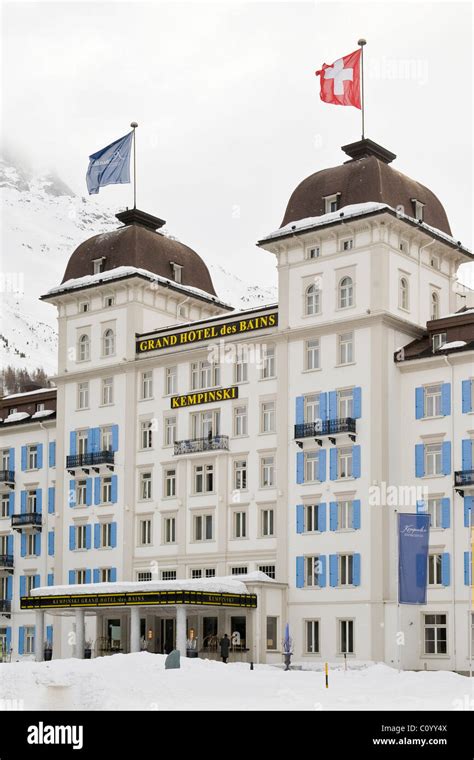 Grand Hotel Des Bains Kempinski St Moritz Graubunden Switzerland