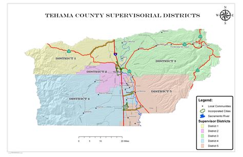 Tehama County District Map