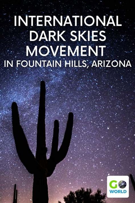 Centerpiece For International Dark Sky Movement In Fountain Hills