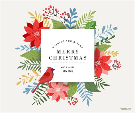 50 Best Christmas Greeting Card Designs From Top Designers
