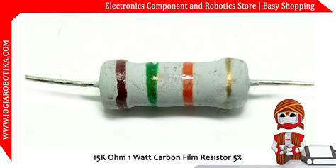 Jual 15k Ohm 1 Watt Carbon Film Resistor