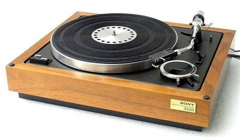 Vintage Audio Sony Ps 5520 Turntable Toca Discos Vitrola Gira Discos