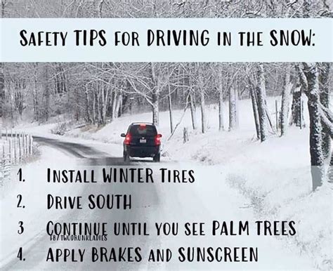 Safety Tips For Driving In The Snow Pictures Photos And Images For