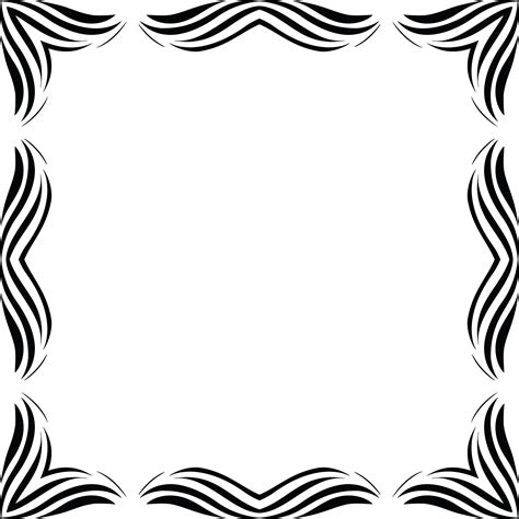Free Clipart Of a Decorative Border