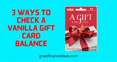 Today vanilla gift card balance are not a thoughtless gift. 3 Ways to check a Vanilla Gift Card Balance - Finance ...