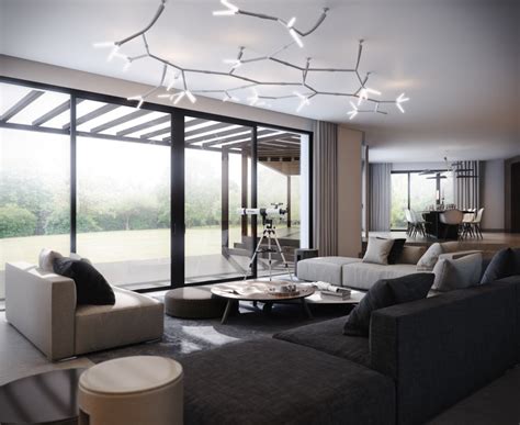 Let your ceiling light be a bright spot in your home. Modern Ceiling Lights Illuminating Shiny Interior ...