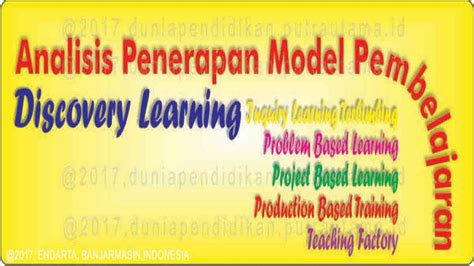 Analisis Penerapan Model Pembelajaran Riset