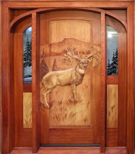 Hand Carved Wooden Doors Summit Log And Timber Homes