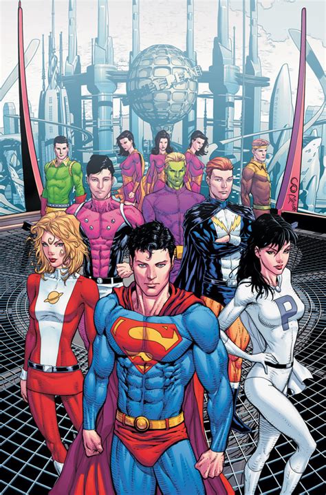 Comics Forever Superman And The Legion Of Superheroes Artwork