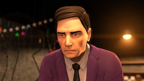 An Animated Man Wearing A Suit And Tie