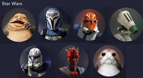 A sticker book far, far away. New Star Wars Profile Icons Added To Disney+ - Disney Plus ...