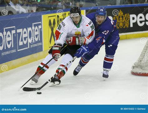 great britain vs hungary iihf world championship ice hockey mat editorial photography image
