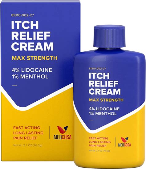 Buy Medcosa Itch Cream Ditch The Itch Topical Cream With Maximum