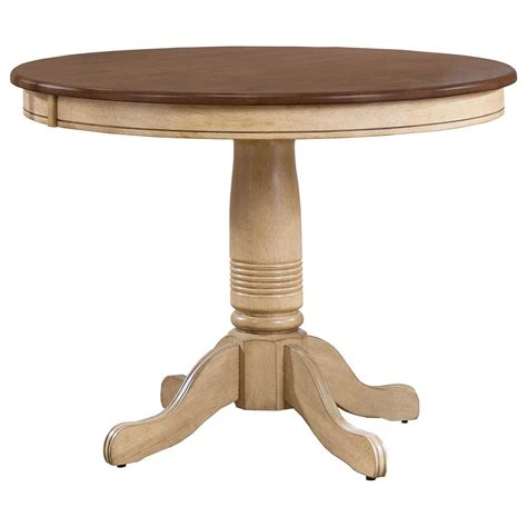 Winners Only Farmington 42" Round Single Pedestal Dining Table | Conlin