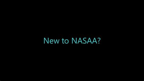New To Nasaa Youtube