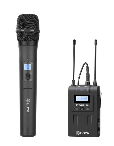 Boya By Wm8 Pro K3 Uhf Wireless Mic With One Receiver And One Handheld