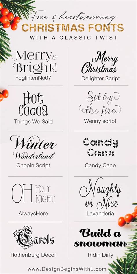 10 Free And Heartwarming Christmas Fonts With A Classic Twist