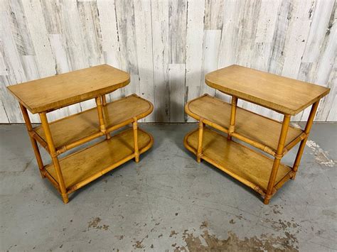 Paul Frankl Style End Tables By Tochiku Of Japan For Sale At 1stdibs