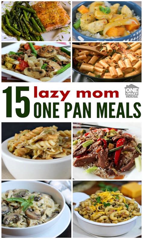 Easy One Pan Dinners Edible Crafts