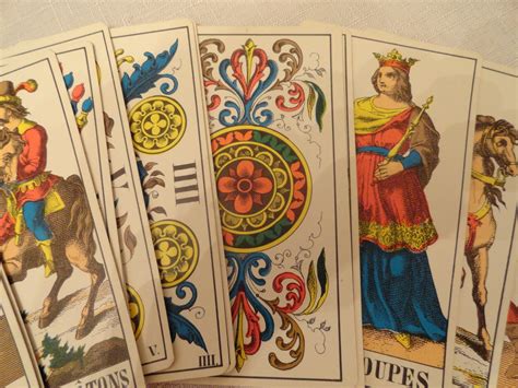 Vintage Tarot Deck 77 Cards Gorgeous Graphics By Backofbeyond