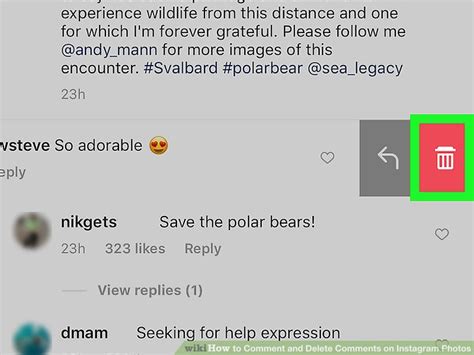 Without asking for confirmation, the comment will be deleted. How to Comment and Delete Comments on Instagram Photos: 10 ...