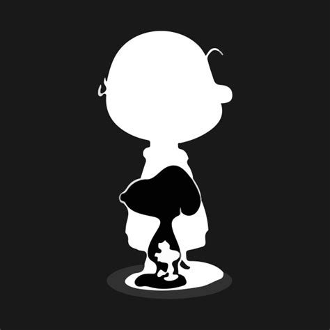 Snoopy Peanuts Shadow Silhouette Peanuts Charlie Brown Funny