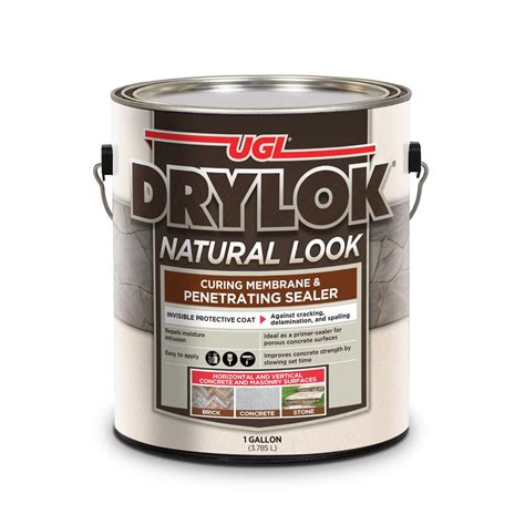 Get free shipping on qualified tintable, drylok products or buy online pick up in store today. DRYLOK Natural Look 1 gal. Clear Concrete Curing Membrane ...