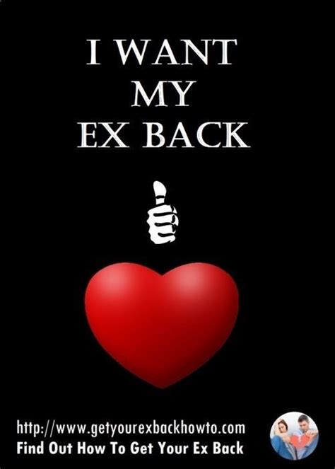 I Want My Ex Back Thumb Up If You Like To Get Your Ex Bac