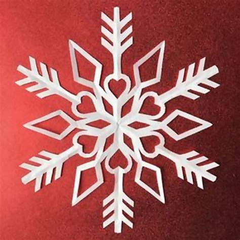 25 Awesome Diy Snowflakes For Valentines Day In 2020 Paper Snowflake