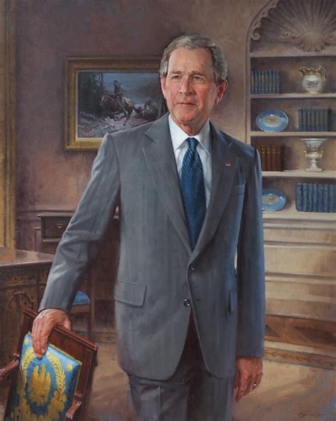 Presidential Portrait Of George W Bush Is Unveiled The Washington Post