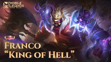 Skin Legend Franco King Of Hell Mobile Legends Bang Bang Youtube