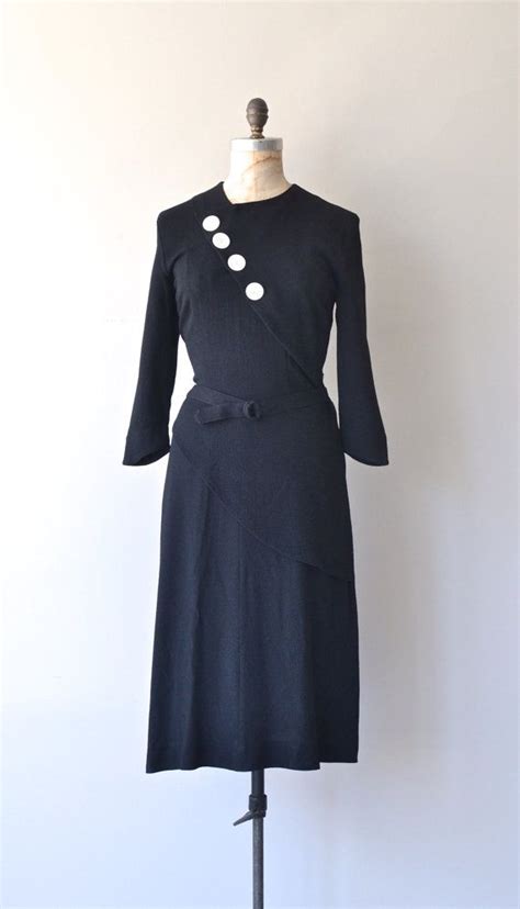 New Era Dress 1930s Rayon Dress Vintage 30s Dress Etsy Rayon Dress