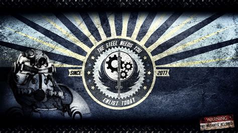 Fallout Brotherhood Of Steel Wallpapers Wallpaper Cave