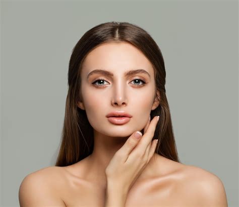 Premium Photo Spa Face Healthy Woman With Clear Skin Skincare Concept