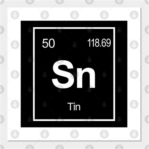 Sn Element Of Tin Periodic Table Elements Tin Sn Element Tin
