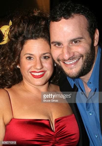 marissa jaret winokur and judah miller during a fine romance gala nachrichtenfoto getty images