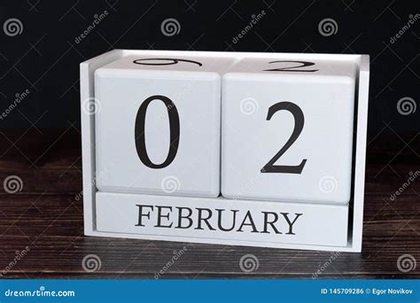 Business Calendar For February 2nd Day Of The Month Planner Organizer