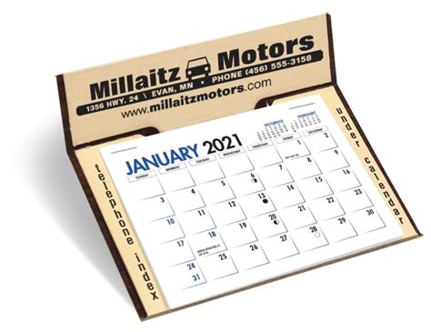 Memo Custom Desk Calendar 6 X 5 Promotional Calendar Epromos
