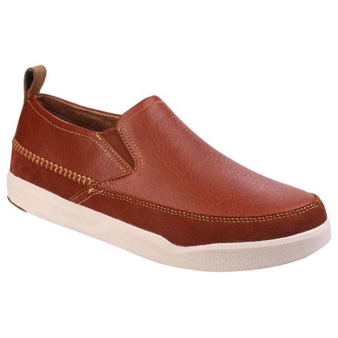 Free shipping + warranty + cod! Hush Puppies Mens Lazy Genius Brown Casual Slip-On Shoes