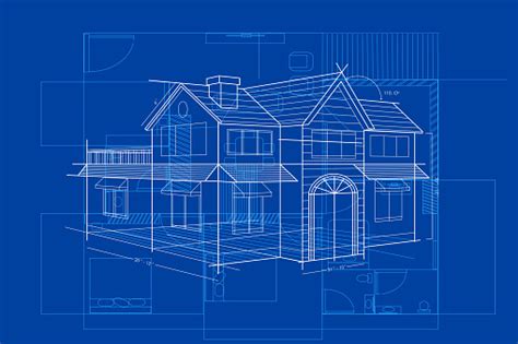 Blueprint Of Building Stock Illustration Download Image Now Istock