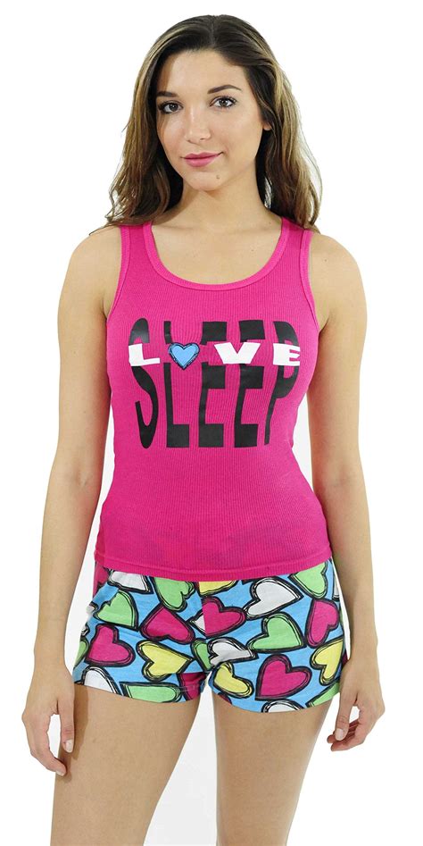 Just Love Women Sleepwear Short Sets Woman Pajamas Love Sleep Pink 3x