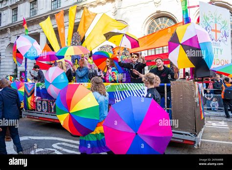 City Of London Pride Network Float At The Lord Mayors Show Parade In