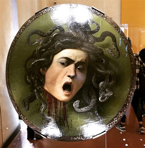 Medusas Head By Caravaggio Galleria Degli Uffizi Florence Italy