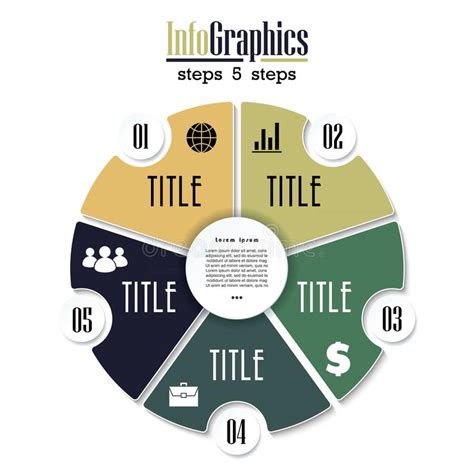Vector Circle Infographic Template For Diagram Graph Presentation