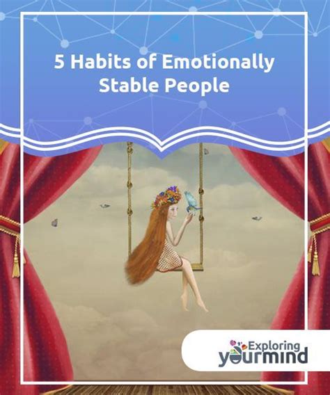 5 Habits Of Emotionally Stable People Habits Emotions People