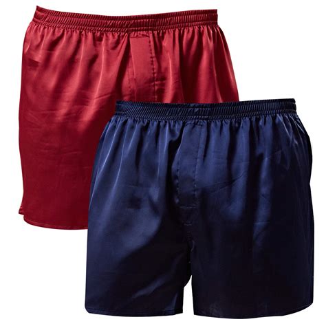 Buy Mens Satin Boxer Shorts Silk Pajamas Bottom Sleepwear Underwear